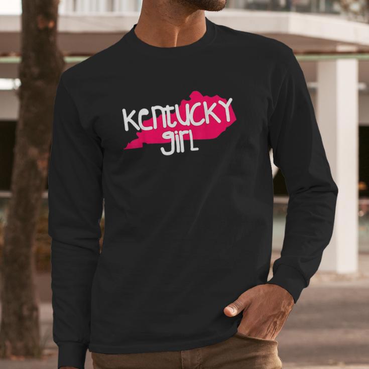 Kentucky Girl I Love Kentucky State Home Long Sleeve T-Shirt Gifts for Him