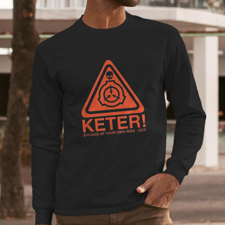 Keter Classification Scp Foundation Secure Contain Protect Long Sleeve T-Shirt Gifts for Him