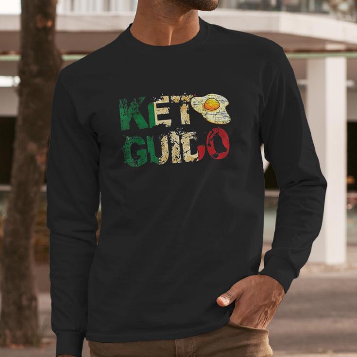 Keto Guido Italian Keto Italia Diet Cool Long Sleeve T-Shirt Gifts for Him