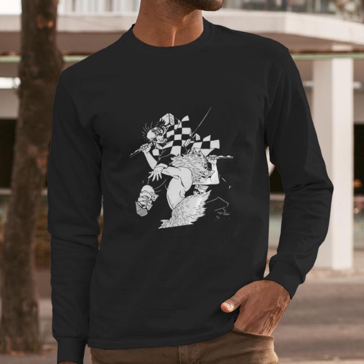 Kimetsu No Yaiba Demon Slayer Fight Long Sleeve T-Shirt Gifts for Him