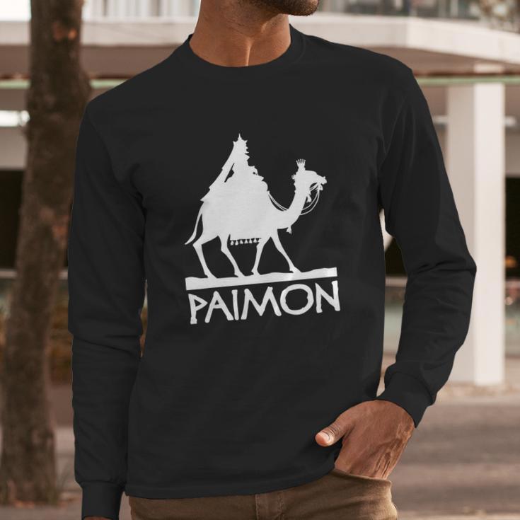 King Paimon Lesser Key Of Solomon Ars Goetia Demon Spirit Long Sleeve T-Shirt Gifts for Him