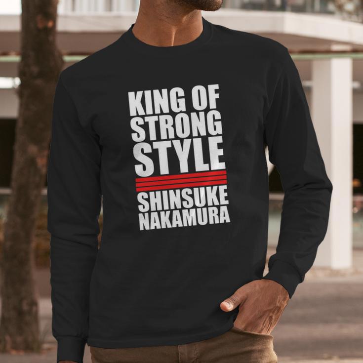 King Of Strong Style Shinsuke Nakamura Japan Long Sleeve T-Shirt Gifts for Him