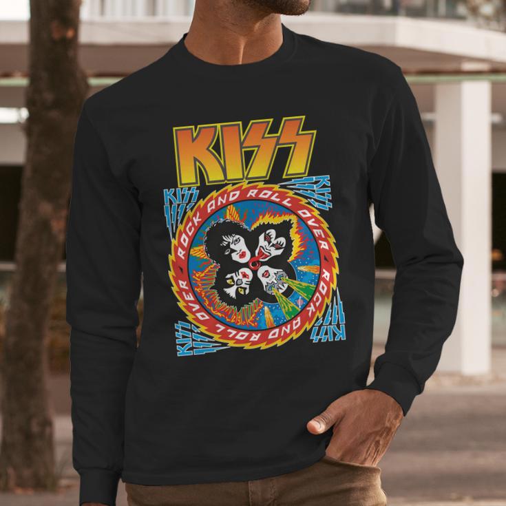 Kiss Rock Band Long Sleeve T-Shirt Gifts for Him