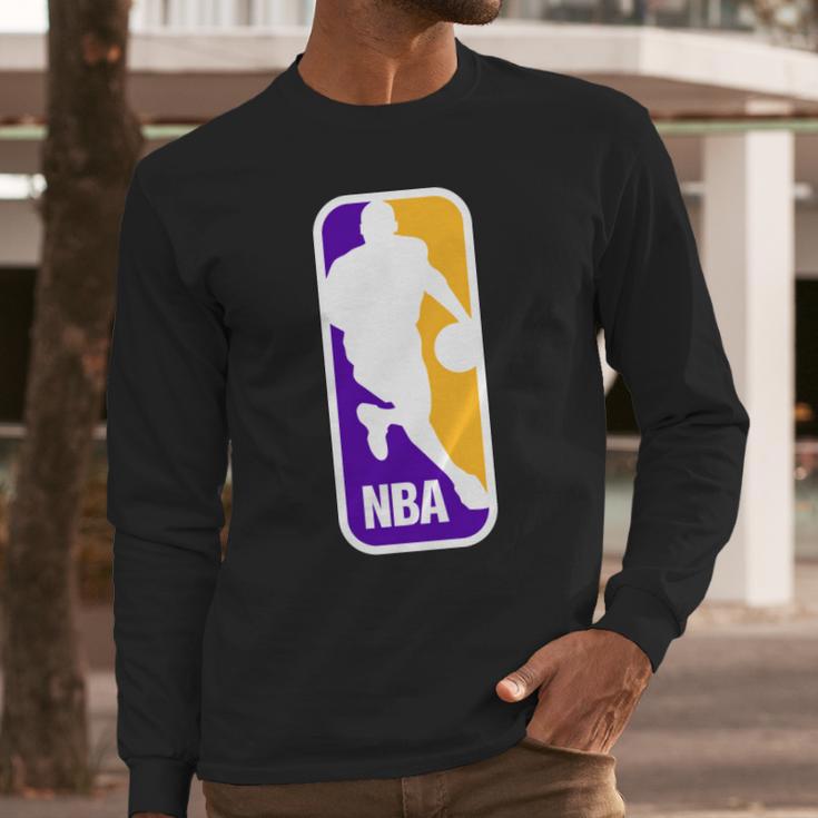 Kobe Bryant Logo Nba T-Shirt Long Sleeve T-Shirt Gifts for Him