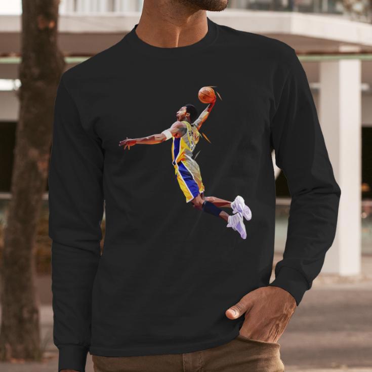 Kobe Bryant Low Poly T-Shirt Long Sleeve T-Shirt Gifts for Him