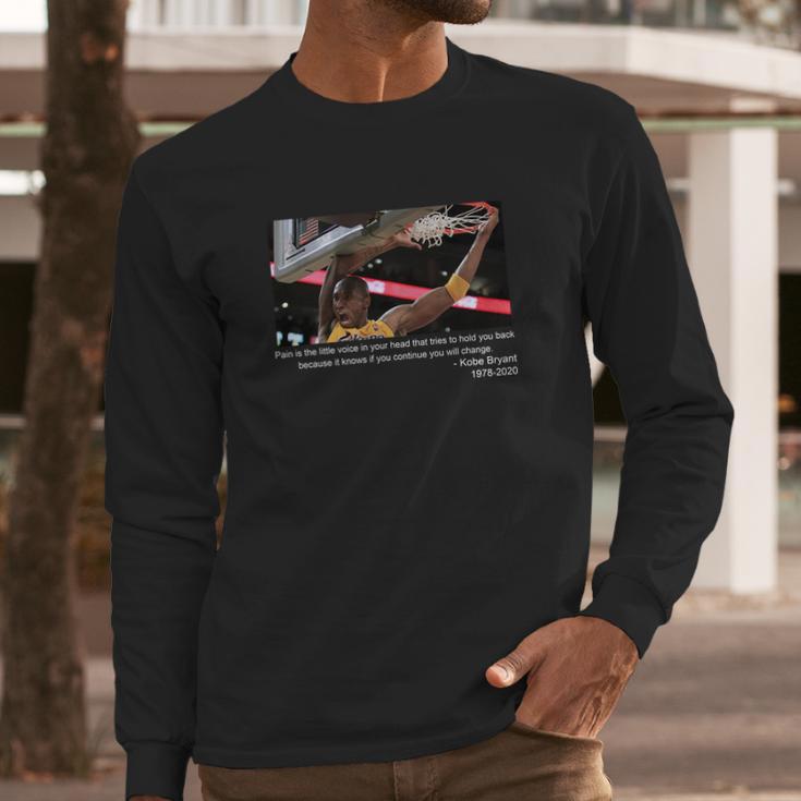 Kobe Bryant Quote Long Sleeve T-Shirt Gifts for Him