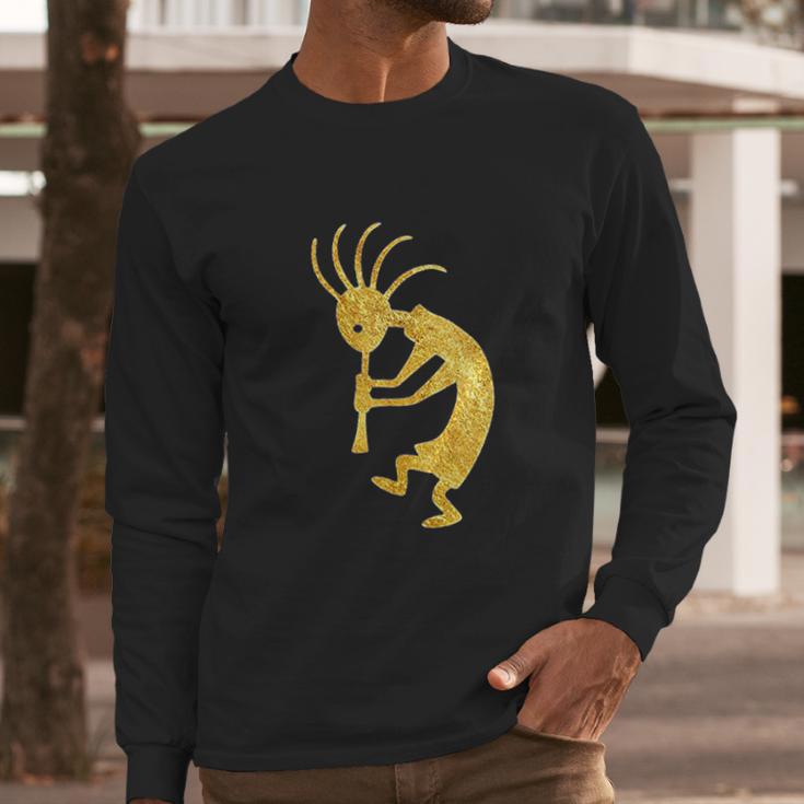 Kokopelli Southwestern Petroglyph Long Sleeve T-Shirt Gifts for Him