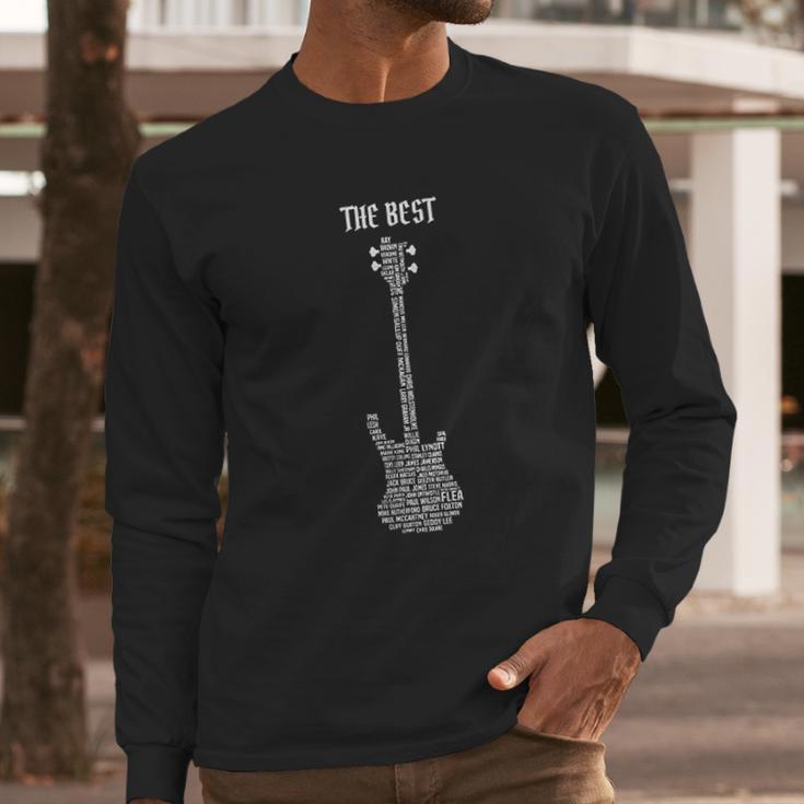 Ladies Bass Player Legends Bassist Guitar Electric 1959 American Long Sleeve T-Shirt Gifts for Him