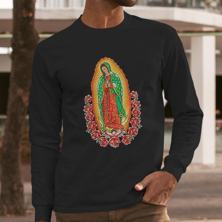 Our Lady Of Guadalupe Virgin Mary Long Sleeve T-Shirt Gifts for Him