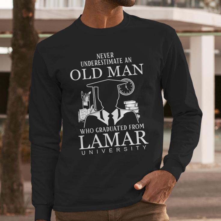 Lamar University Long Sleeve T-Shirt Gifts for Him