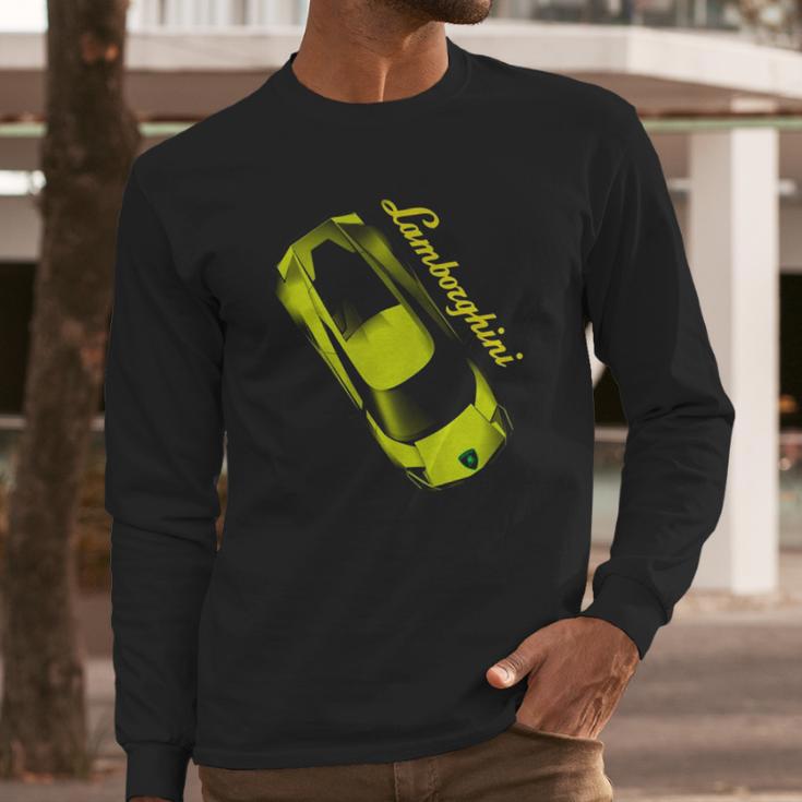 Lamborghini Shirt Long Sleeve T-Shirt Gifts for Him