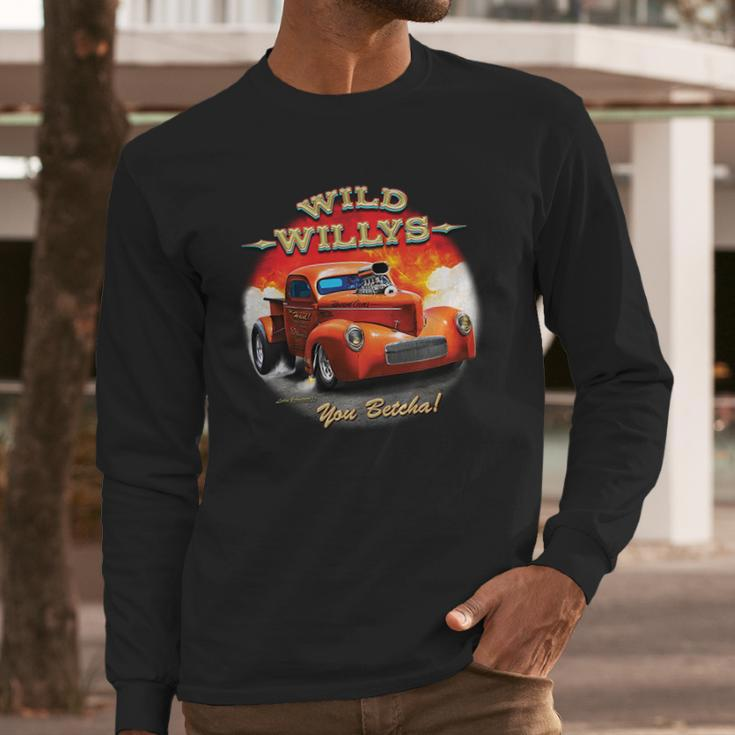 Larry Grossman Wild Willys Long Sleeve T-Shirt Gifts for Him