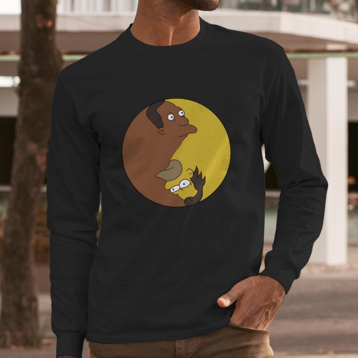 Lenny Carl Yin Yang T-Shirt Long Sleeve T-Shirt Gifts for Him