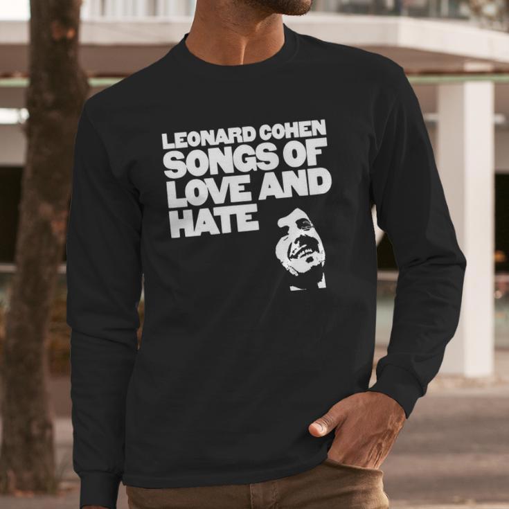 Leonard Cohen - Songs Of Love And Hate Shirt Long Sleeve T-Shirt Gifts for Him