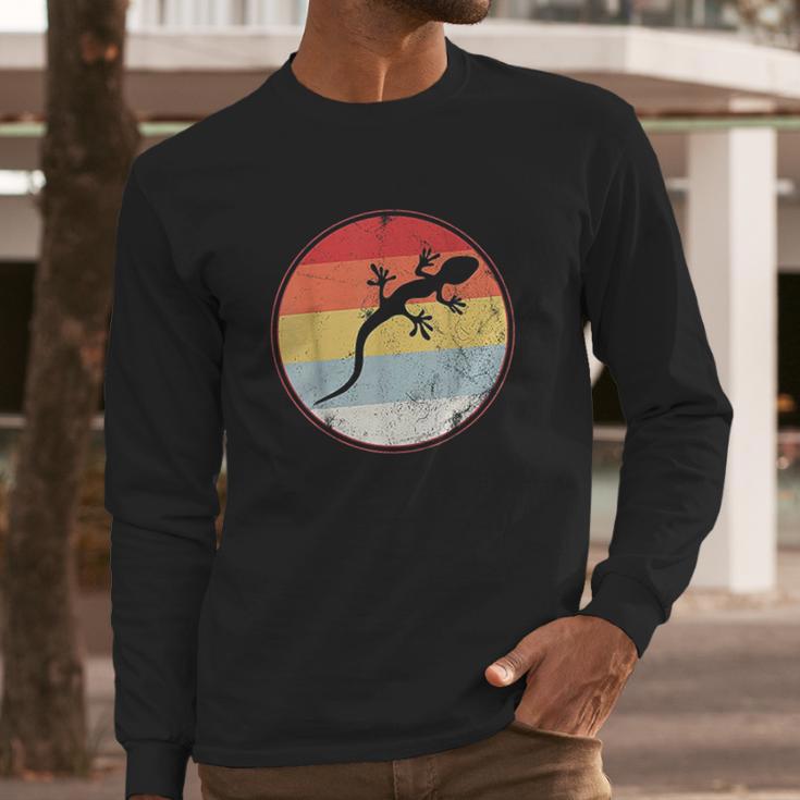 Lizard Vintage Geckos Terraristic Long Sleeve T-Shirt Gifts for Him