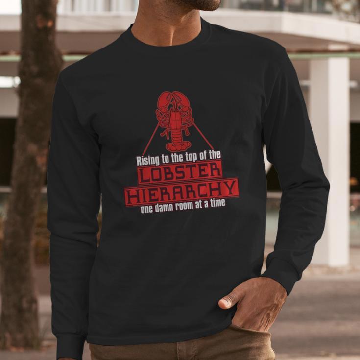 Lobster Hierarchy Jordan Peterson Long Sleeve T-Shirt Gifts for Him