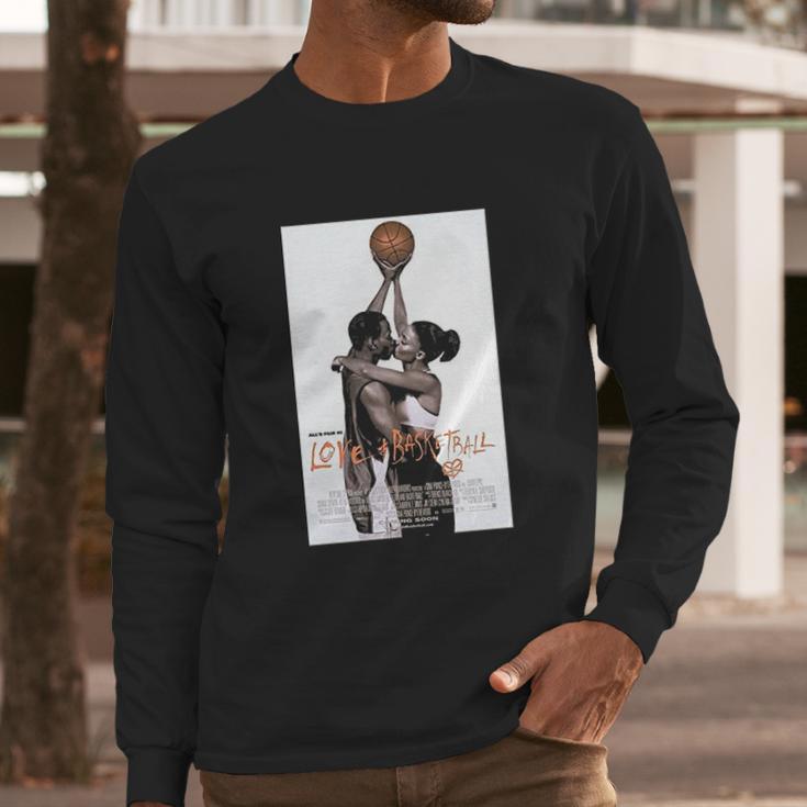 Love And Basketball Movie Poster Monica Wright Young Monica Quincy Mccall Long Sleeve T-Shirt Gifts for Him