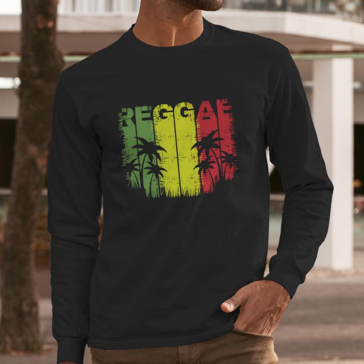 I Love Reggae Music Funny Gift Long Sleeve T-Shirt Gifts for Him