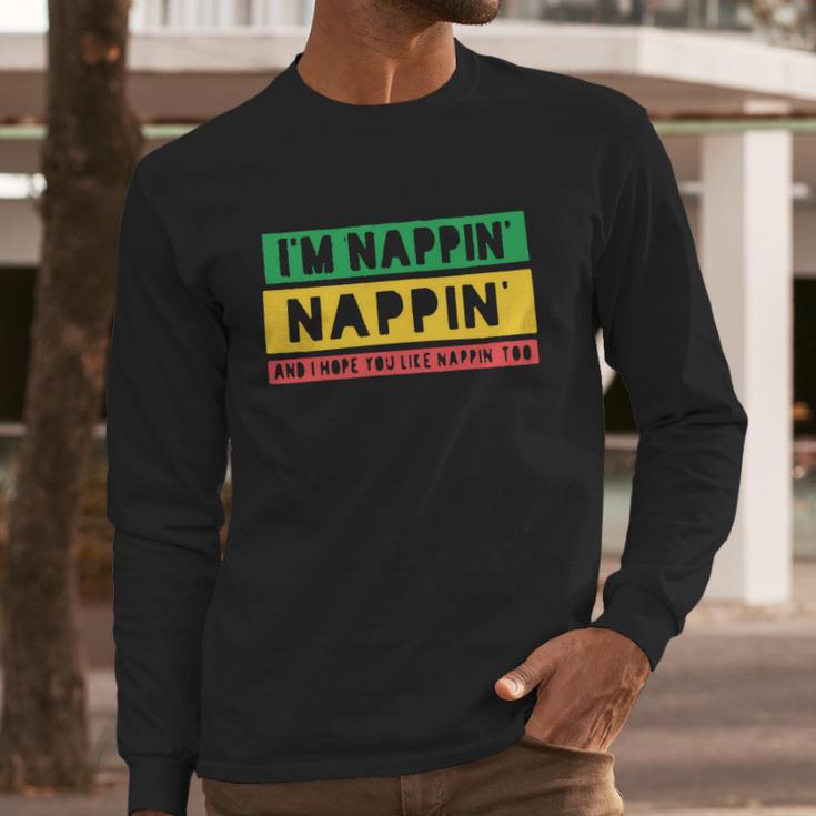 I M Nappin Reggae Kids Top Rasta Kids Clothes Tod Long Sleeve T-Shirt Gifts for Him