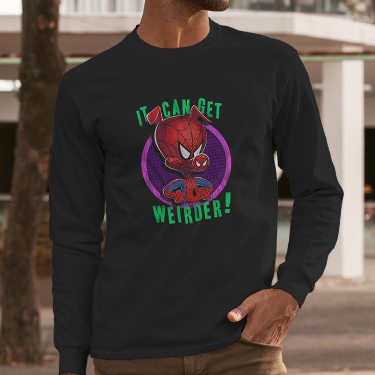 Mad Engine Spider Ham I Can Get Weirder Long Sleeve T-Shirt Gifts for Him