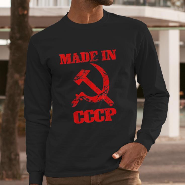 Made In Cccp Original Russia Proud Cccp Gift Long Sleeve T-Shirt Gifts for Him