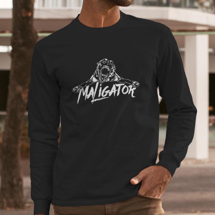 Maligator Belgian Malinois Dog Hund Gift Long Sleeve T-Shirt Gifts for Him