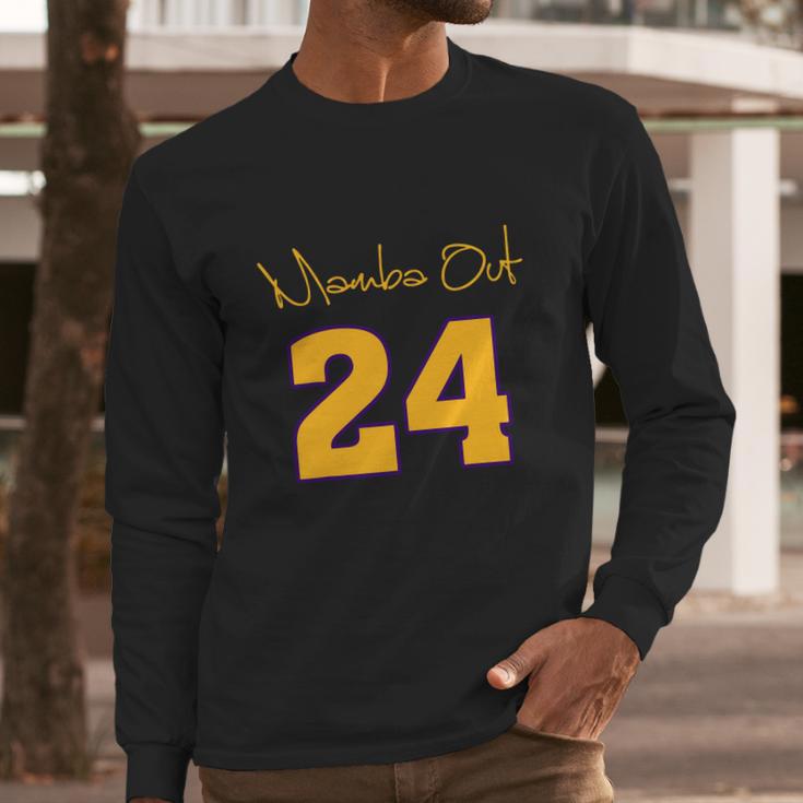 Mamba Out 24 Long Sleeve T-Shirt Gifts for Him