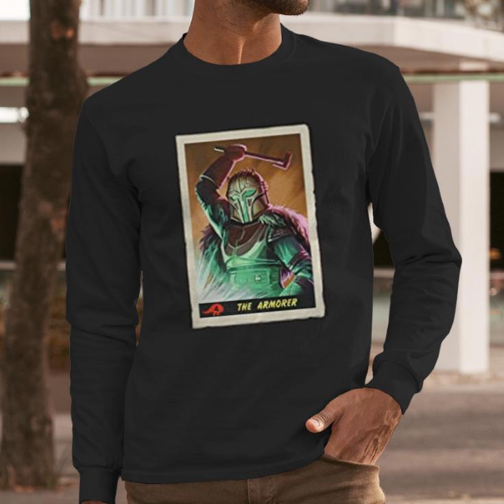 The Mandalorian The Armorer Trading Card Long Sleeve T-Shirt Gifts for Him