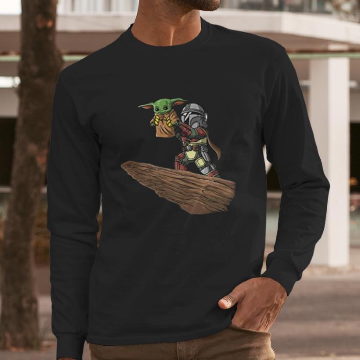 The Mandalorian Boba Fett Long Sleeve T-Shirt Gifts for Him