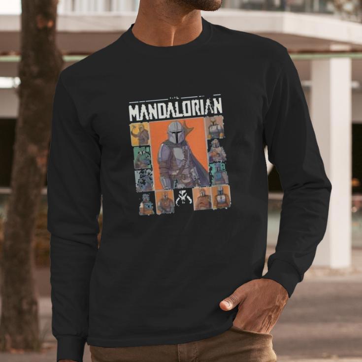 The Mandalorian Character Grid This Is The Way Long Sleeve T-Shirt Gifts for Him