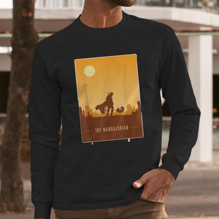 The Mandalorian And The Child Poster Long Sleeve T-Shirt Gifts for Him