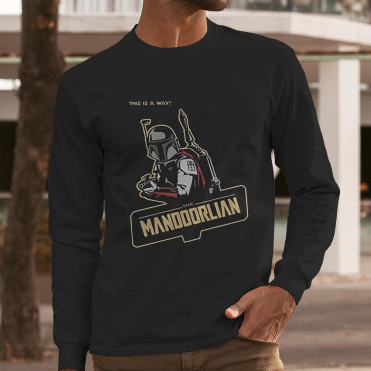 Mandalorian Mandoorlian This Is The Way Long Sleeve T-Shirt Gifts for Him