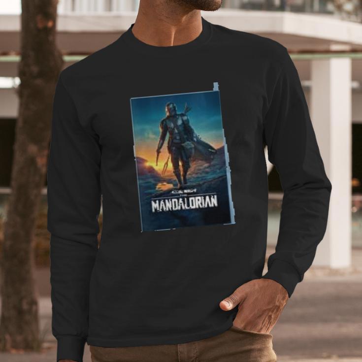 The Mandalorian Season 2 Poster Gift Long Sleeve T-Shirt Gifts for Him