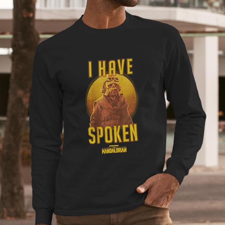 The Mandalorian I Have Spoken Long Sleeve T-Shirt Gifts for Him