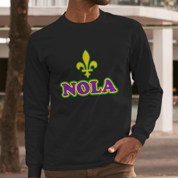 Mardi Gras Nola Long Sleeve T-Shirt Gifts for Him