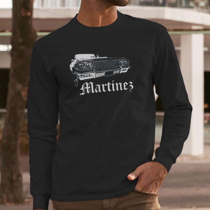 Martinez Lowrider Cali Family Reunion Gift Long Sleeve T-Shirt Gifts for Him