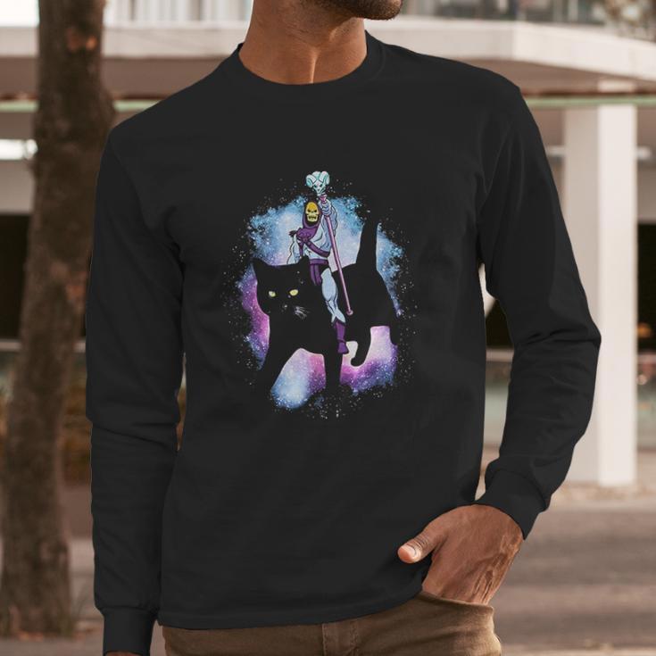 Masters Of The Universe Skeletor Riding A Cat Long Sleeve T-Shirt Gifts for Him