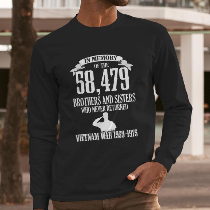 Memorial Day Vietnam War Gift Long Sleeve T-Shirt Gifts for Him