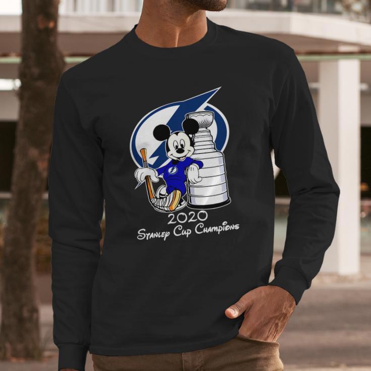 Mickey Mouse Tampa Bay 2020 Stanley Cup Champions Shirt Mf Long Sleeve T-Shirt Gifts for Him