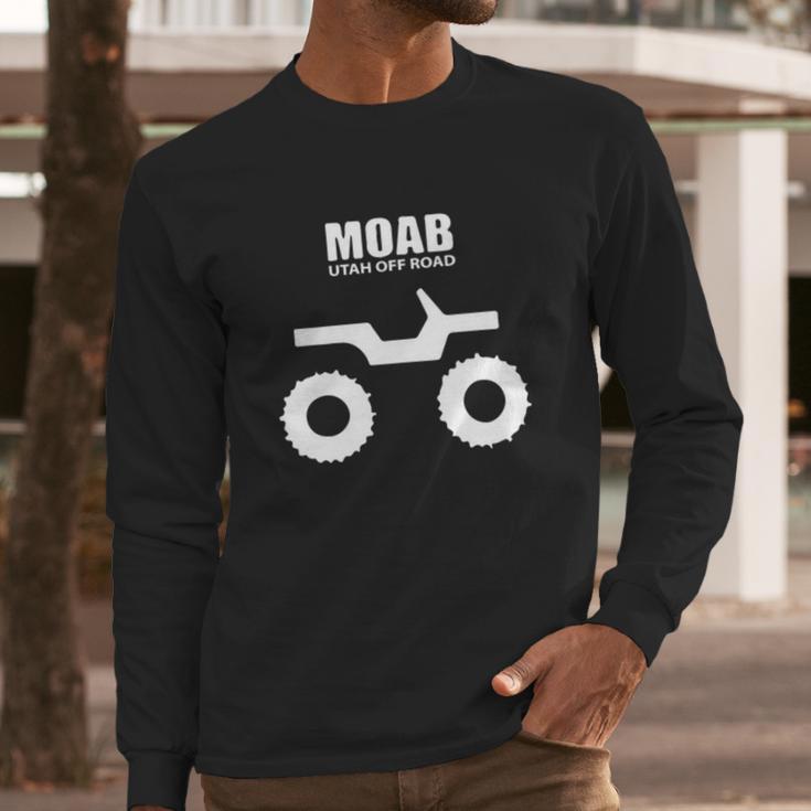 Moab Utah Jeep T-Shirt Long Sleeve T-Shirt Gifts for Him