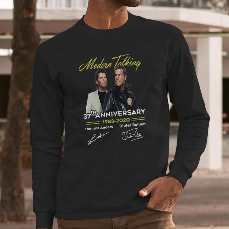 Modern Talking 37Th Anniversary 1983-2020 Signatures Shirt Long Sleeve T-Shirt Gifts for Him