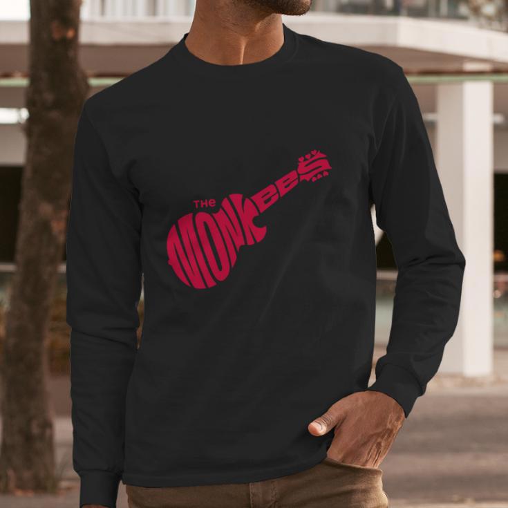 The Monkees Band Logo Pink Long Sleeve T-Shirt Gifts for Him