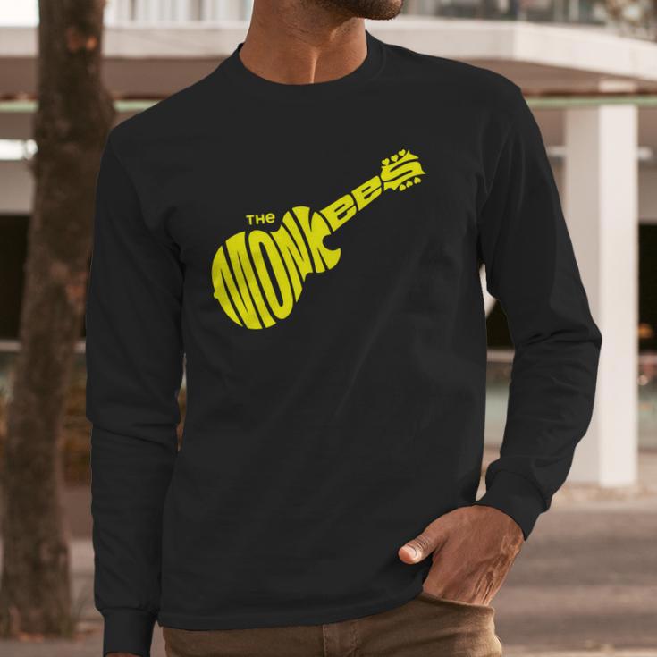 The Monkees Band Logo Yellow Long Sleeve T-Shirt Gifts for Him