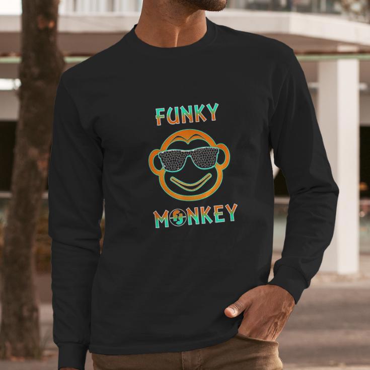 Monkey Funky Monkey Long Sleeve T-Shirt Gifts for Him