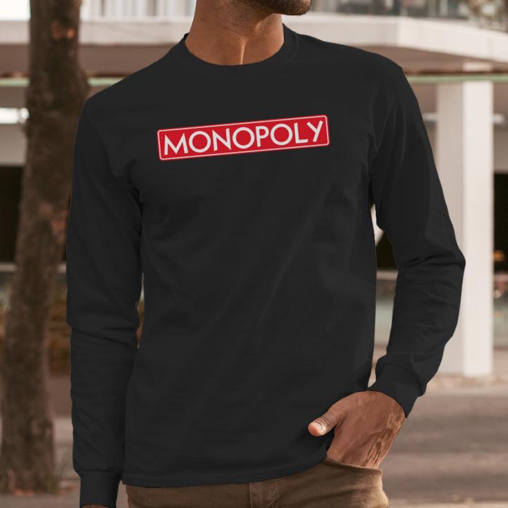 Monopoly Logo Long Sleeve T-Shirt Gifts for Him