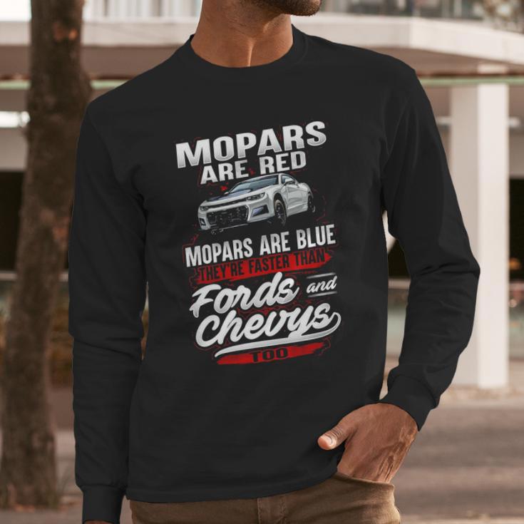 Mopars Are Red Long Sleeve T-Shirt Gifts for Him