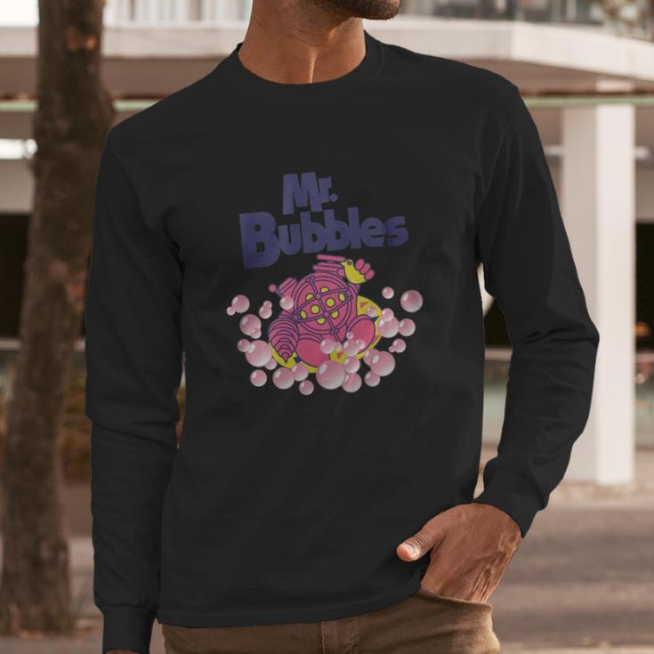 Mr Bubbles Long Sleeve T-Shirt Gifts for Him