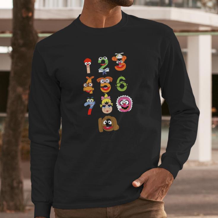 Muppet Babies Numbers Long Sleeve T-Shirt Gifts for Him