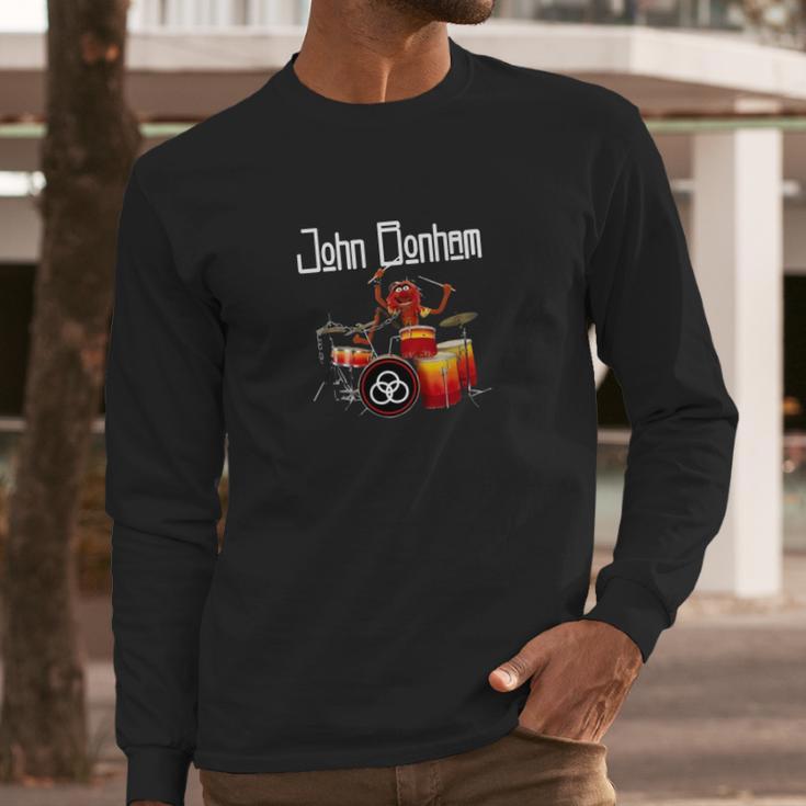 Muppet Drums John Bonham Long Sleeve T-Shirt Gifts for Him