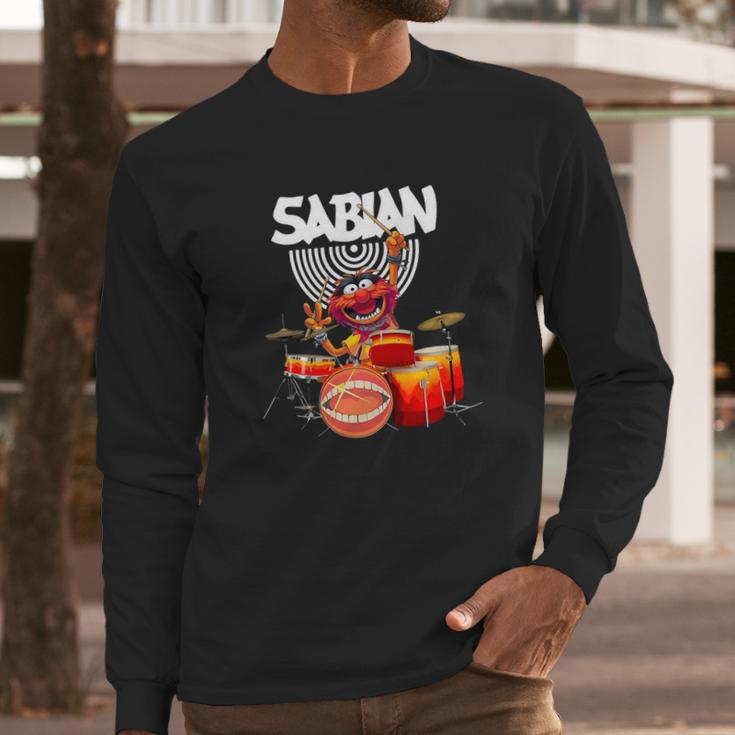 The Muppet Show Animal Playing Drum Sabian Shirtc Long Sleeve T-Shirt Gifts for Him